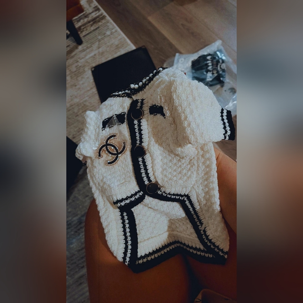 💎🐶Dog Ch Cozy Sweater | ⚠️Size: Small ONLY⚠️